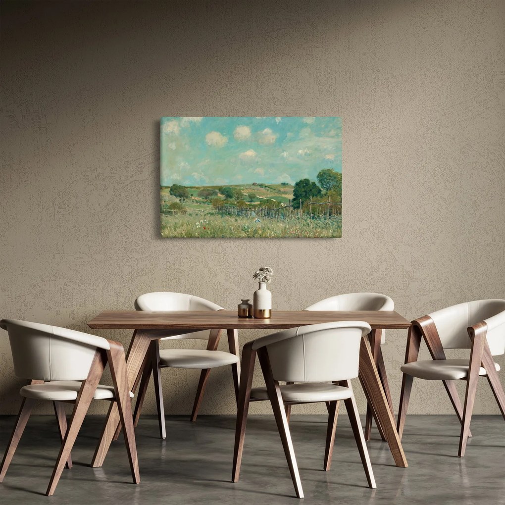 Obraz - Alfred Sisley, Meadow, reprodukcia (90x60 cm)