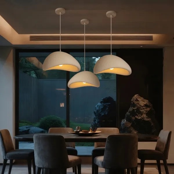 BRILAGI - Závesné svietidlo na lanku WABI SABI 1xE27/60W/230V pr. 40 cm biela