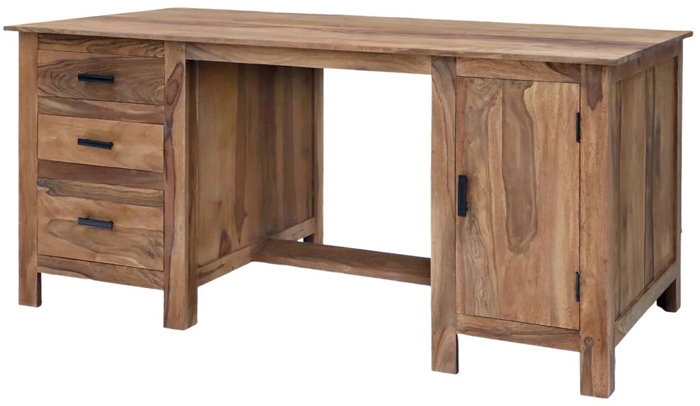 furniture-nabytek.cz - Počítačový stôl z masívneho palisandru 160x76x80