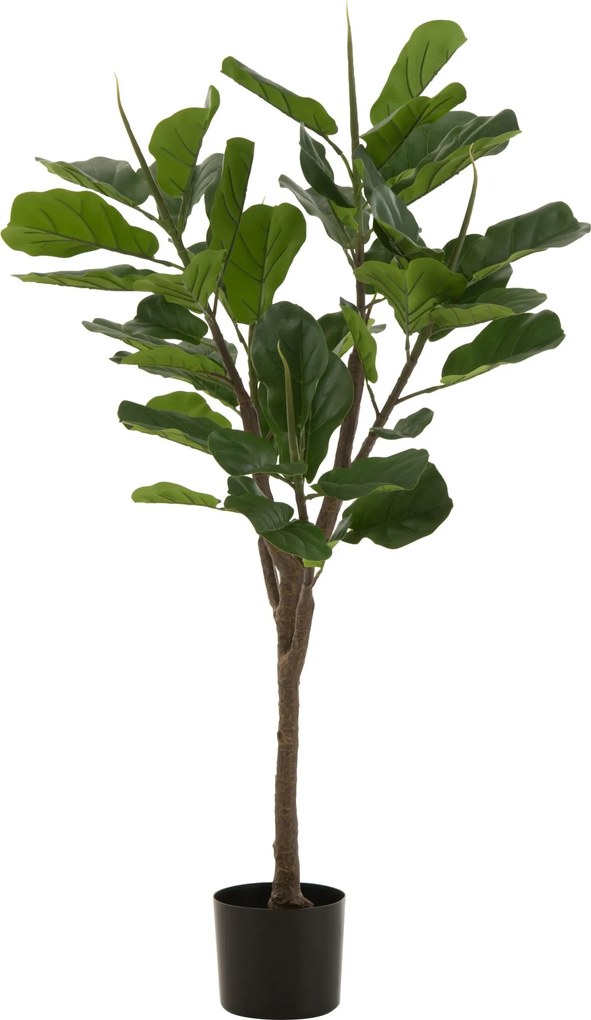 Dekorácia rastlina umelý Fikus Lyrata v kvetináči – 30*30*129 cm