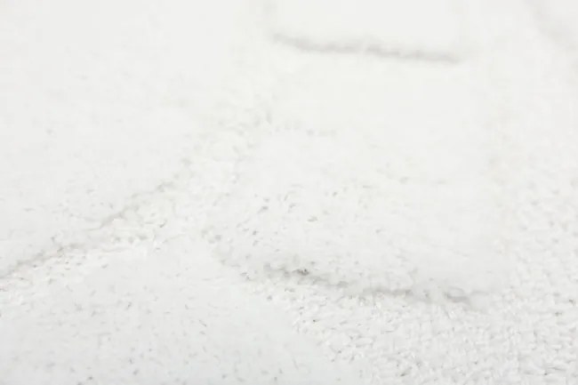 Kúpeľňový koberček Ocean biely kruh