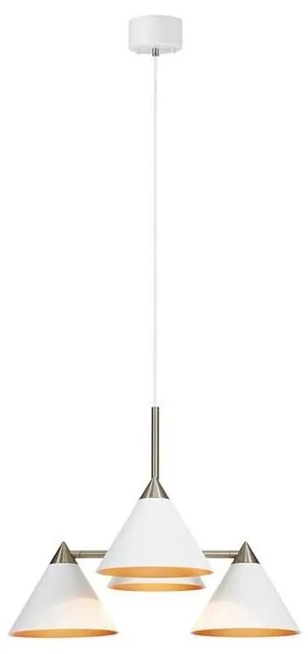 Markslöjd 108077 - Luster na lanku KLINT 4xE14/40W/230V biela