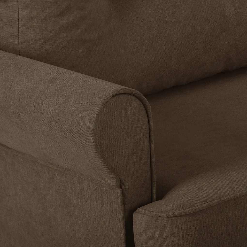 Rozkládací pohovka ELI Ušák Hnědá