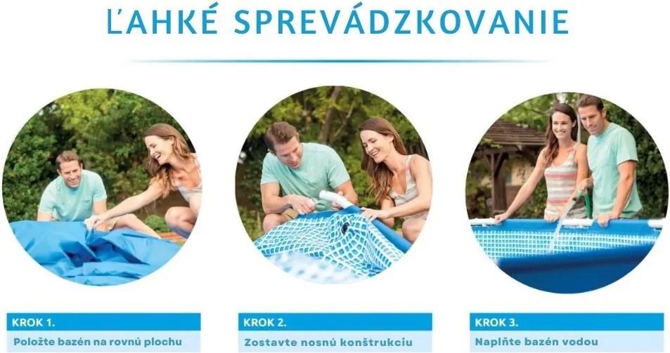 Marimex Nadzemný bazén s oceľovou konštrukciou Florida 2,44 x 0,76 m 10340232 modrý