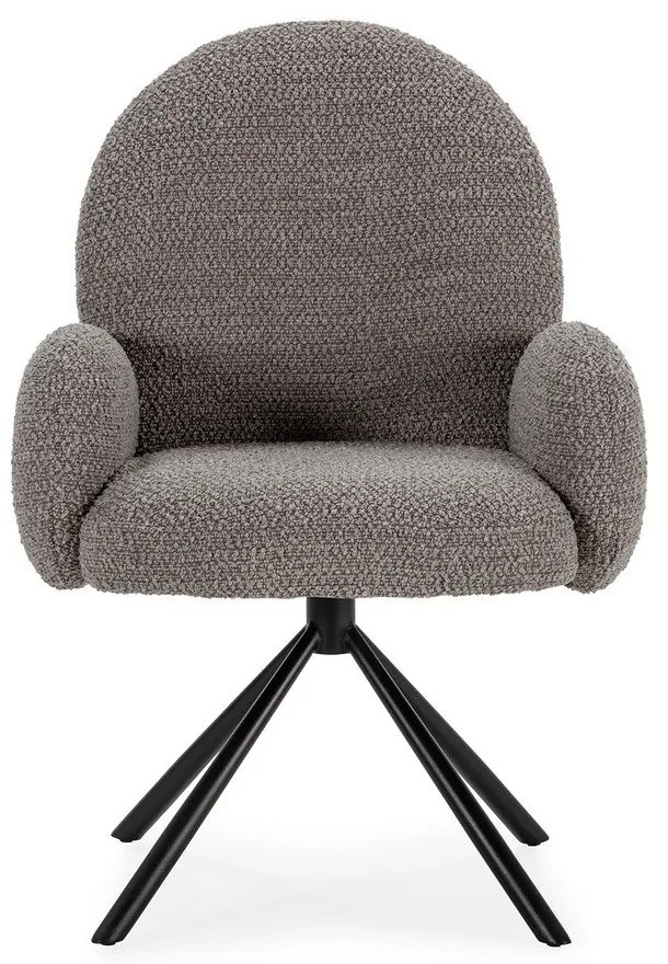 Sivé kreslo Dario – Marckeric