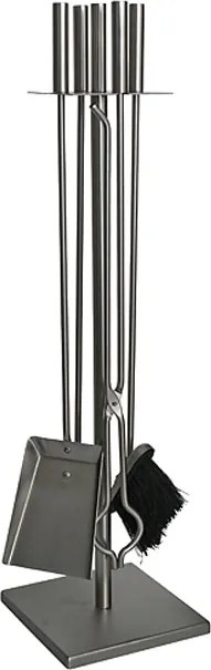 Sada kutáč Homefire FT075BA, ku krbu, 4 dielna, čierna, 81 cm