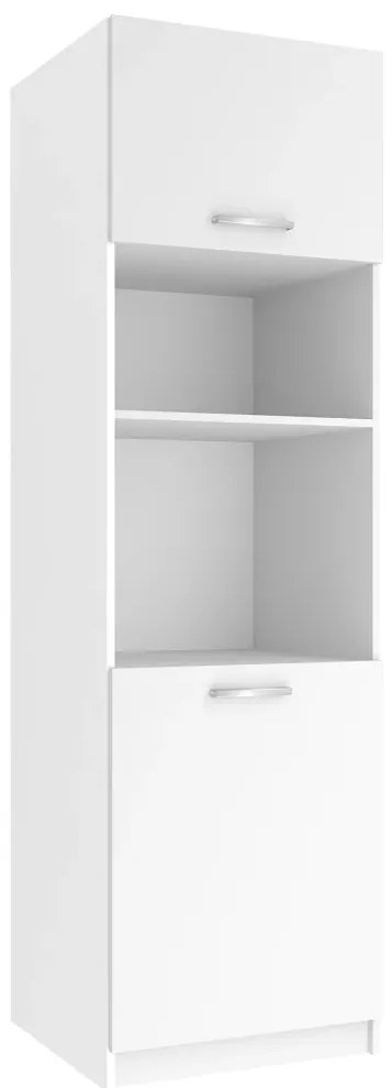 Vysoká kuchynská skrinka Belini pre vstavanú rúru 60 cm biely mat  TOR SSP60/1/WT/WT/0/E