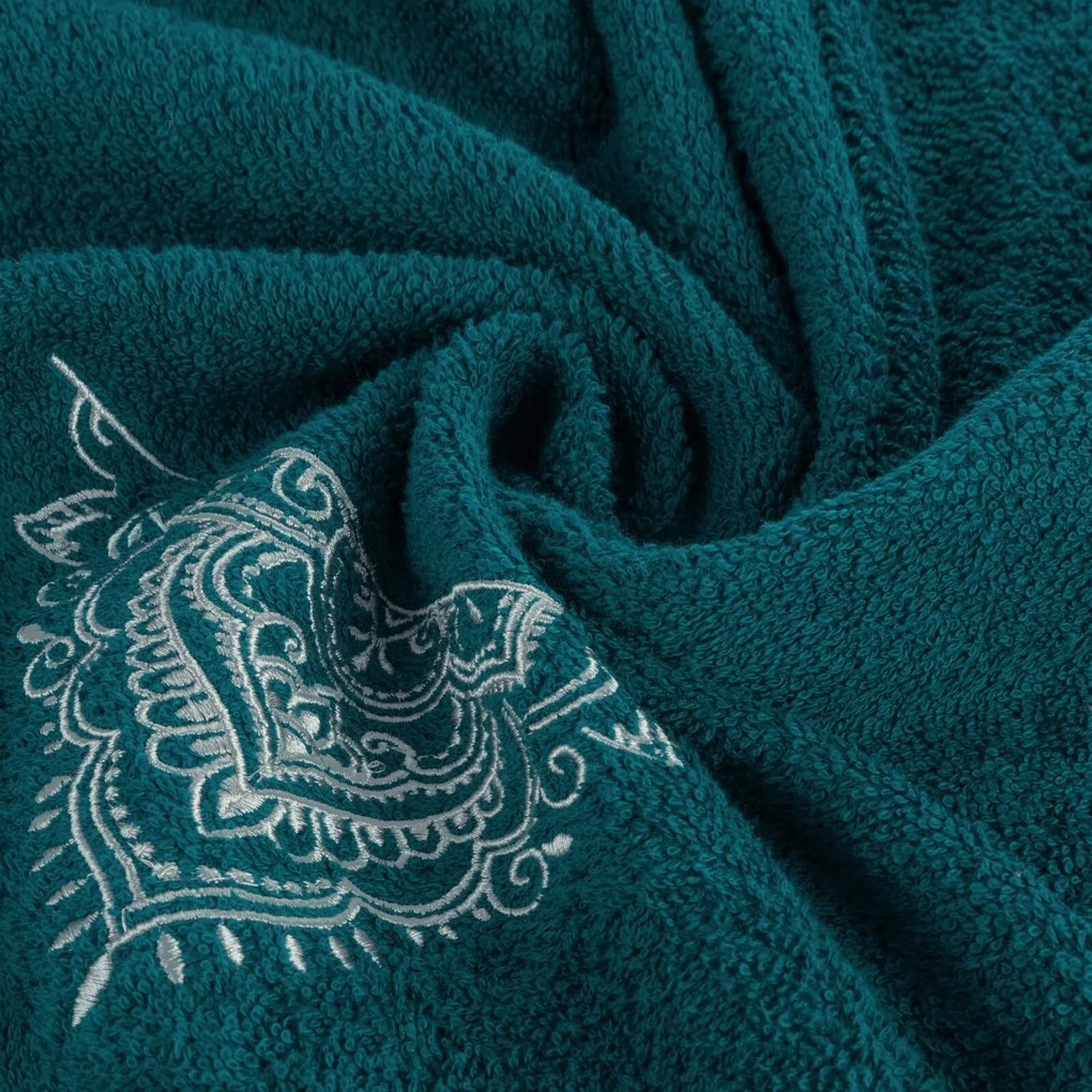 FROTÉ UTERÁK LAURA SADA 1KS 30X50 CM, 1KS 50X90 CM, 1KS 70X140 CM TMAVOTYRKYSOVÁ