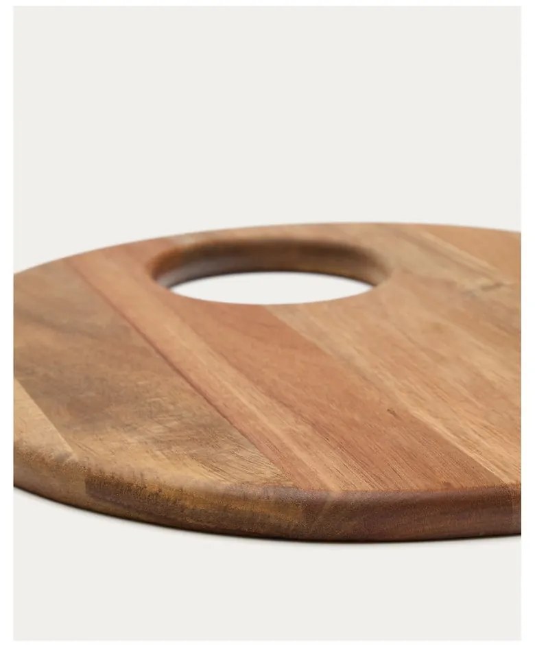 Servírovacia drevená doštička ø 30,5 cm Klot – Kave Home