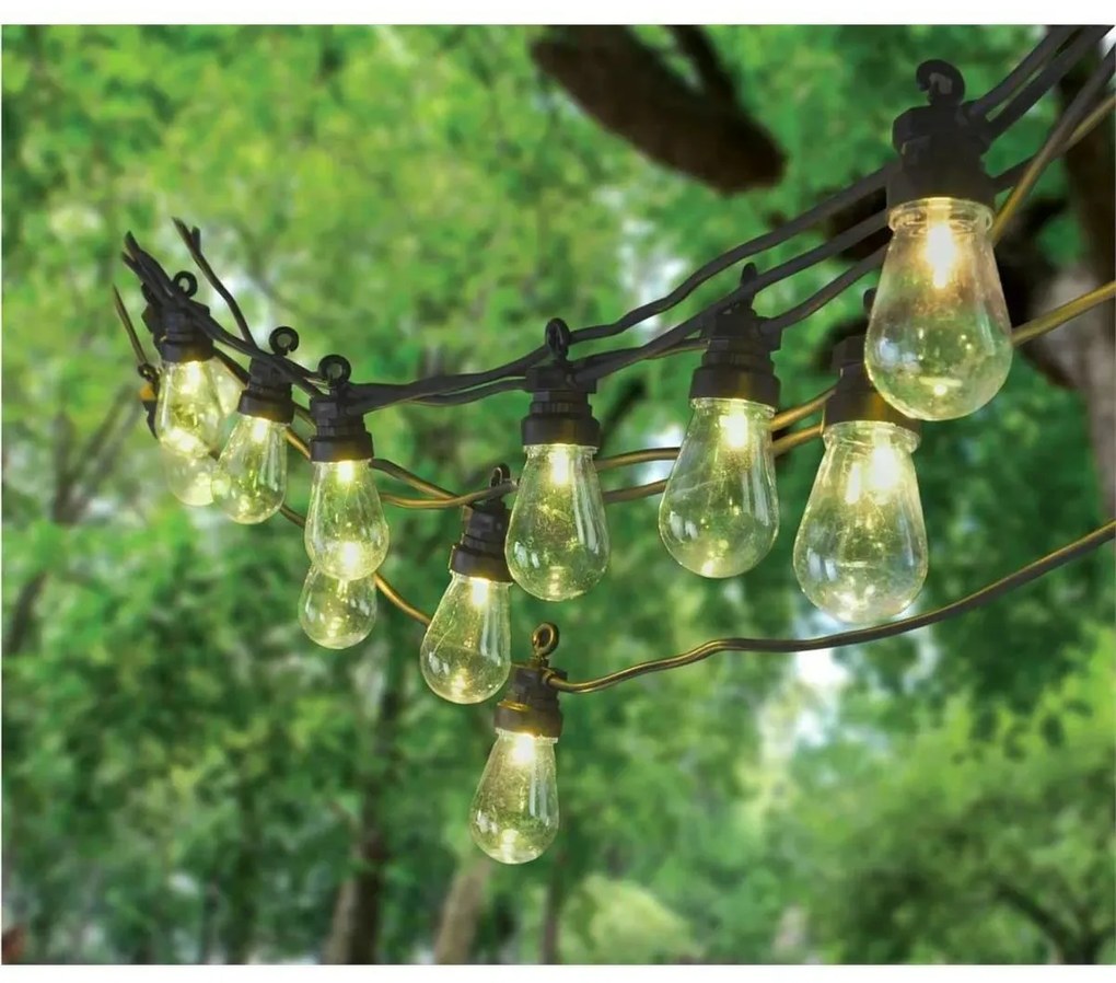 Vonkajšia svetelná reťaz, 20 LED