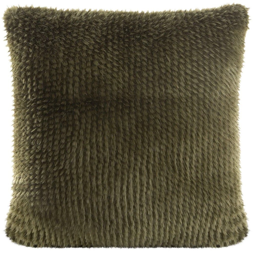 DEKORAČNÁ OBLIEČKA NA VANKÚŠ FOX 45X45 CM OLIVOVÁ