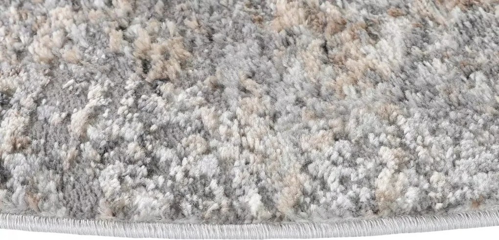 TA Koberec D714A BIELY VIZON VALLEY ROUND Rozmer: 80x80 cm