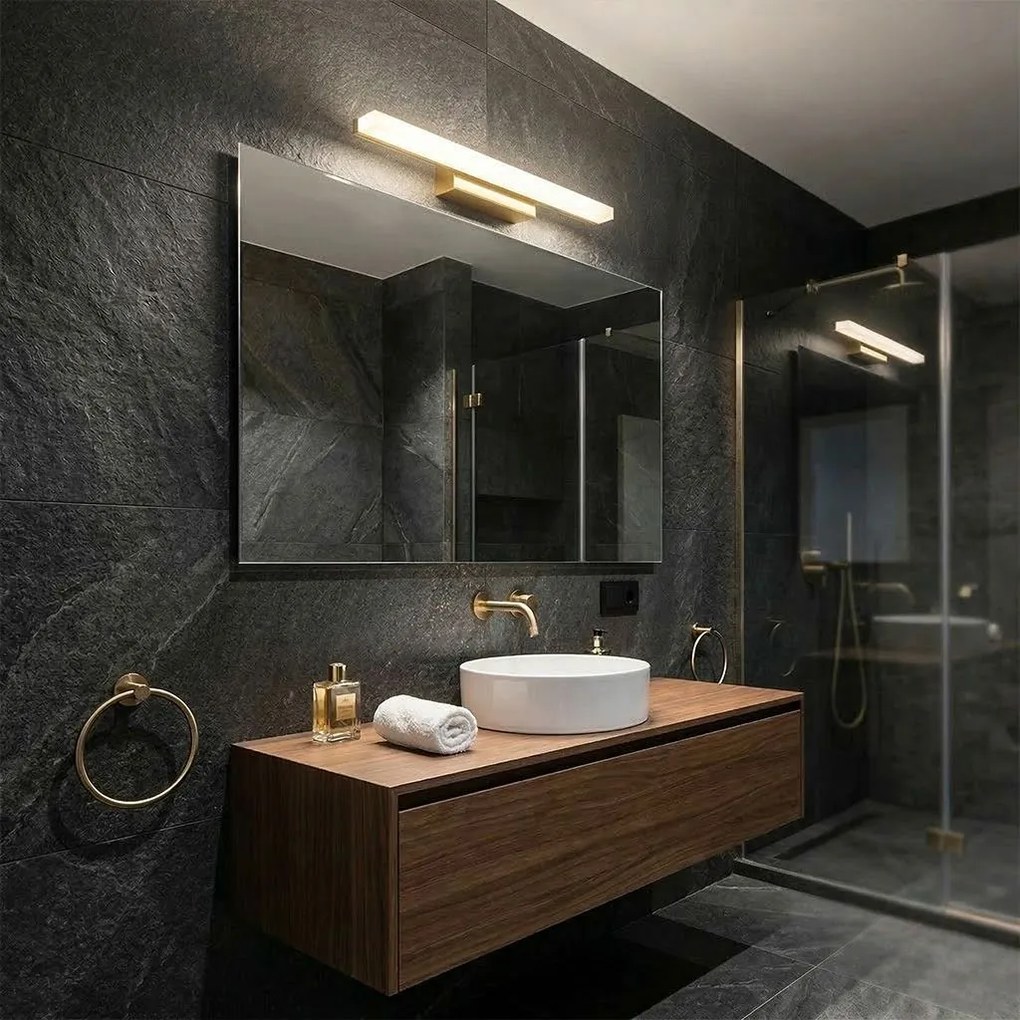 Toolight Rea, Nástenné svietidlo LED 60CM APP1849-1W GOLD, OSW-66003