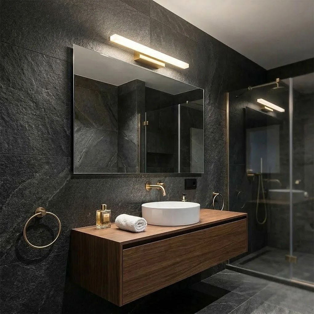 Toolight Toolight, Nástenné svietidlo LED 60CM APP1849-1W GOLD, OSW-66003