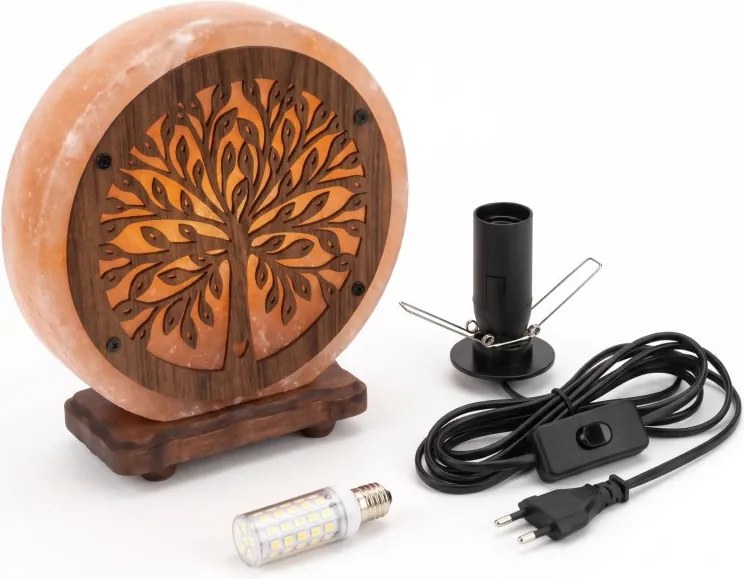 Soľná lampa okrúhly strom 5,2 kg