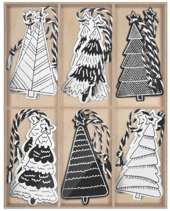 Vianočné ozdoby KL-21X16 (12 ks)