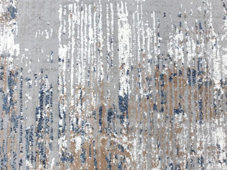 DC Koberec Exclusive 200 sivá námornícka modrá Rozmer: 80×150 cm