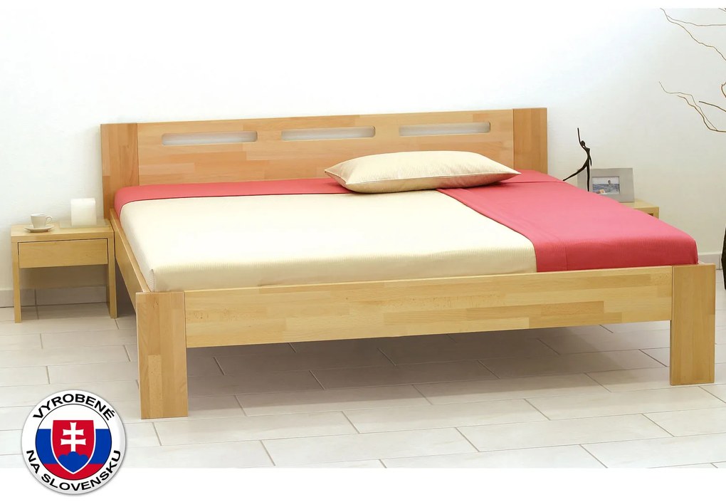 Manželská posteľ 180 cm Neoma (masív). Akcia -13%. Vlastná spoľahlivá doprava až k Vám domov. 745006