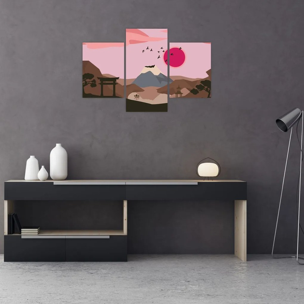 Obraz - Japonsko N⁰2 (90x60 cm)