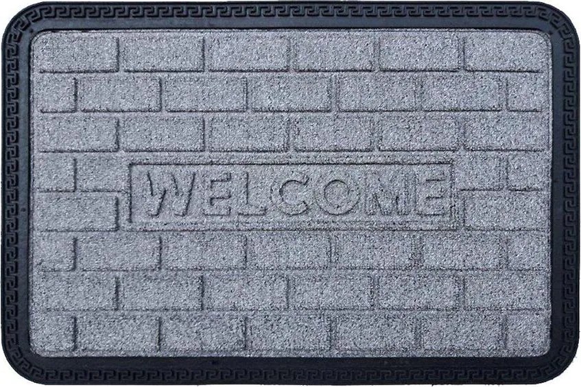 Rohožka textilná 40x60 cm sivá