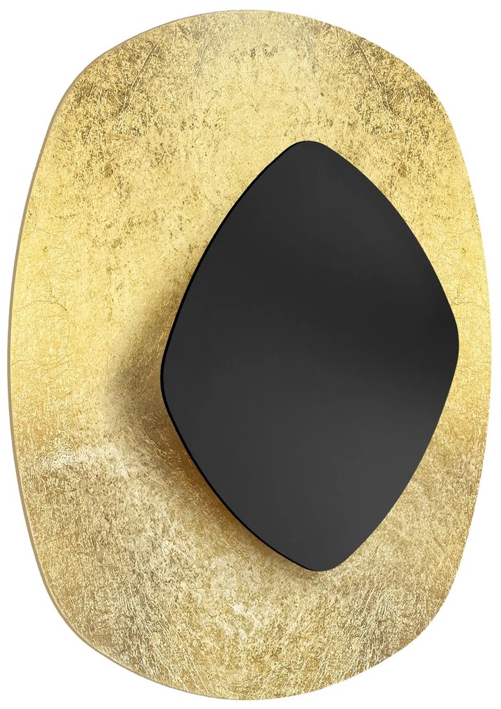 Toolight Toolight, LED nástenné svietidlo, 13W, APP1270, čierna-zlatá, OSW-06583