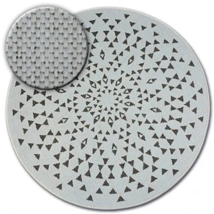 Koberec SIZAL FLAT kruh 48715/768 Vitráž