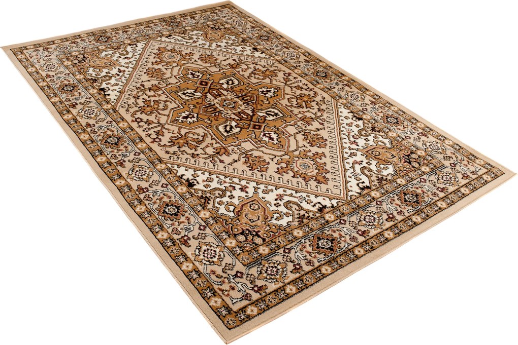 TA Koberec L612A LIGHT BEIGE EUFRAT BGX Béžový (svetlý) Obdĺžnikový Rozmer: 80x150 cm