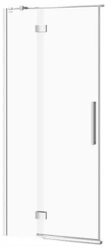 Cersanit Crea, krídlové dvere do otvoru 90x200 cm (ľavé), 8mm číre sklo, chrómový profil, S159-005