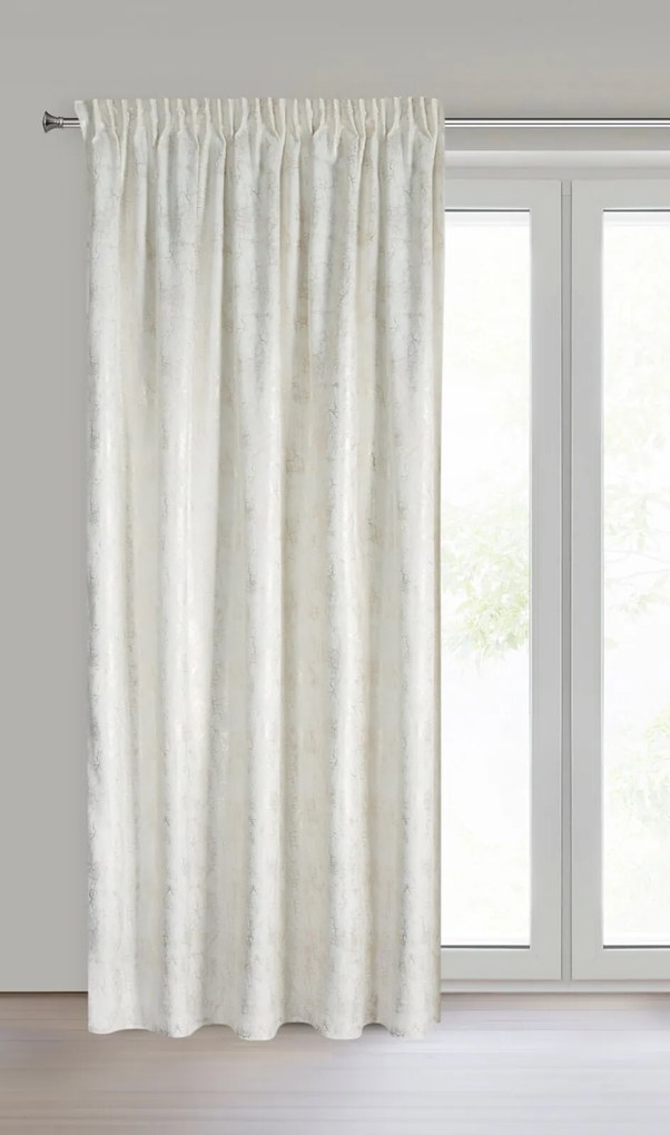 ZATEMŇOVACÍ ZÁVES NA PÁSKE INGRID 140X270 CM VZOROVANÁ