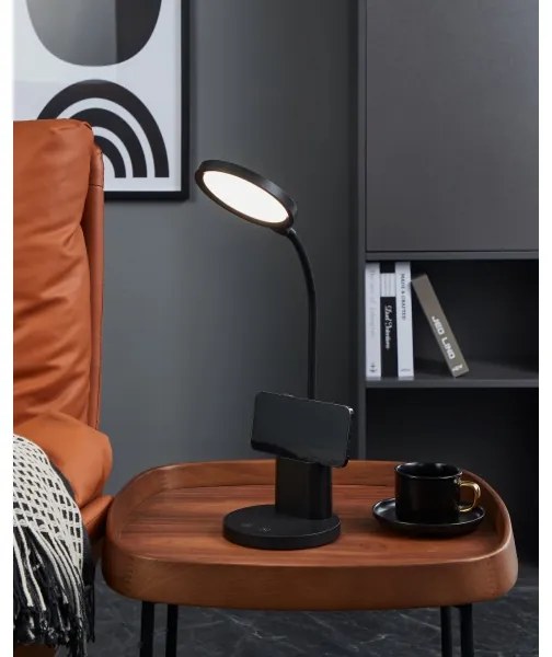 Eglo 900528 - LED Stmievateľná stolná lampa BROLINI LED/2,1W/5V 1500 mAh čierna
