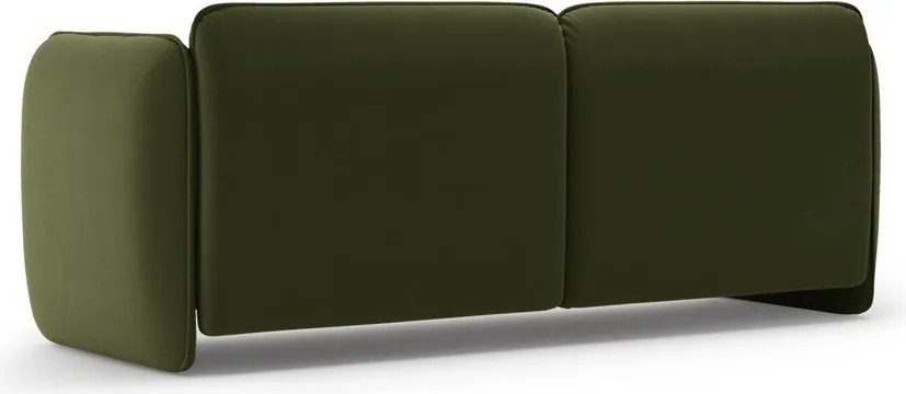 Zelená zamatová pohovka 204 cm Georgia – Micadoni