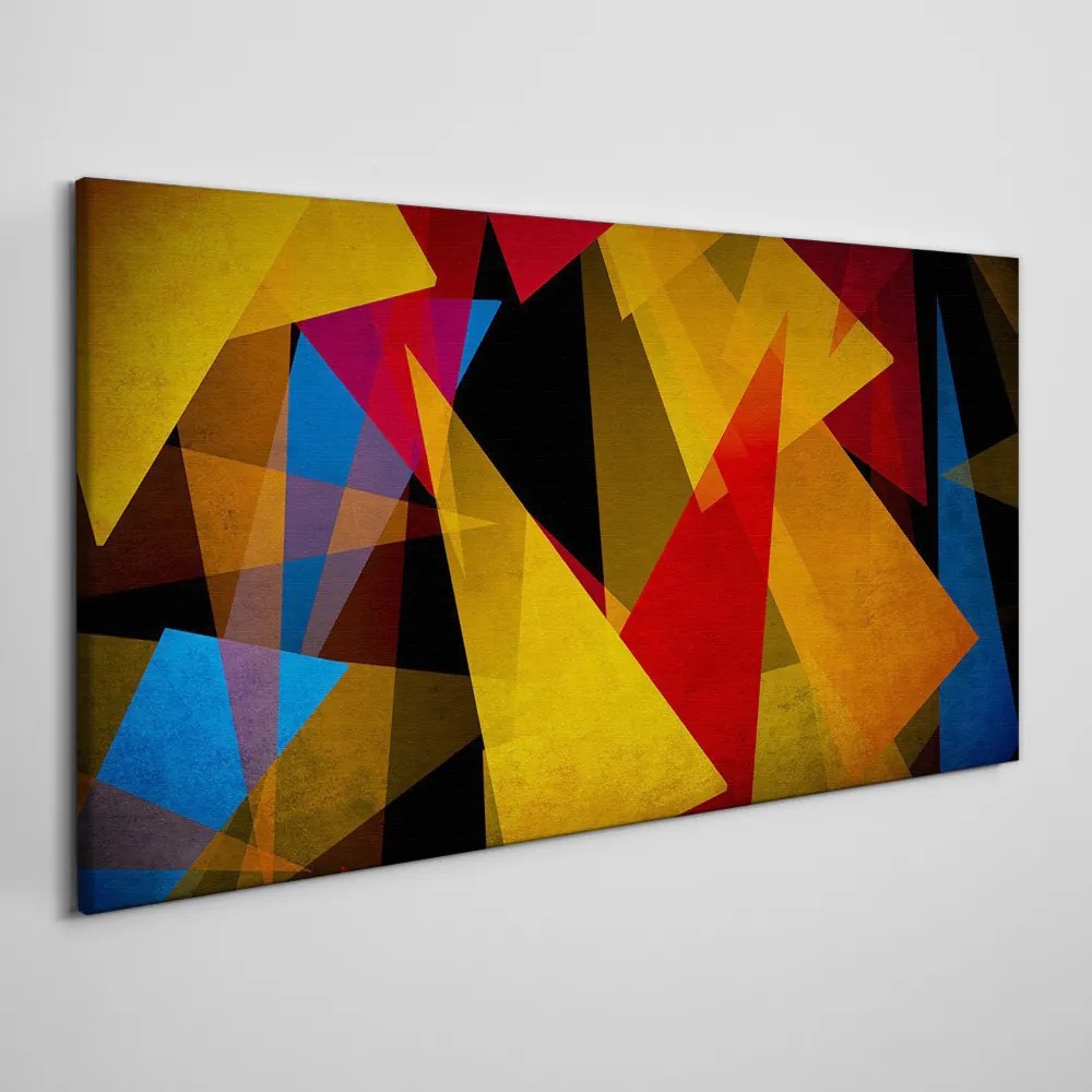 Obraz na plátne Abstrakcie Trojuholníky Geometria