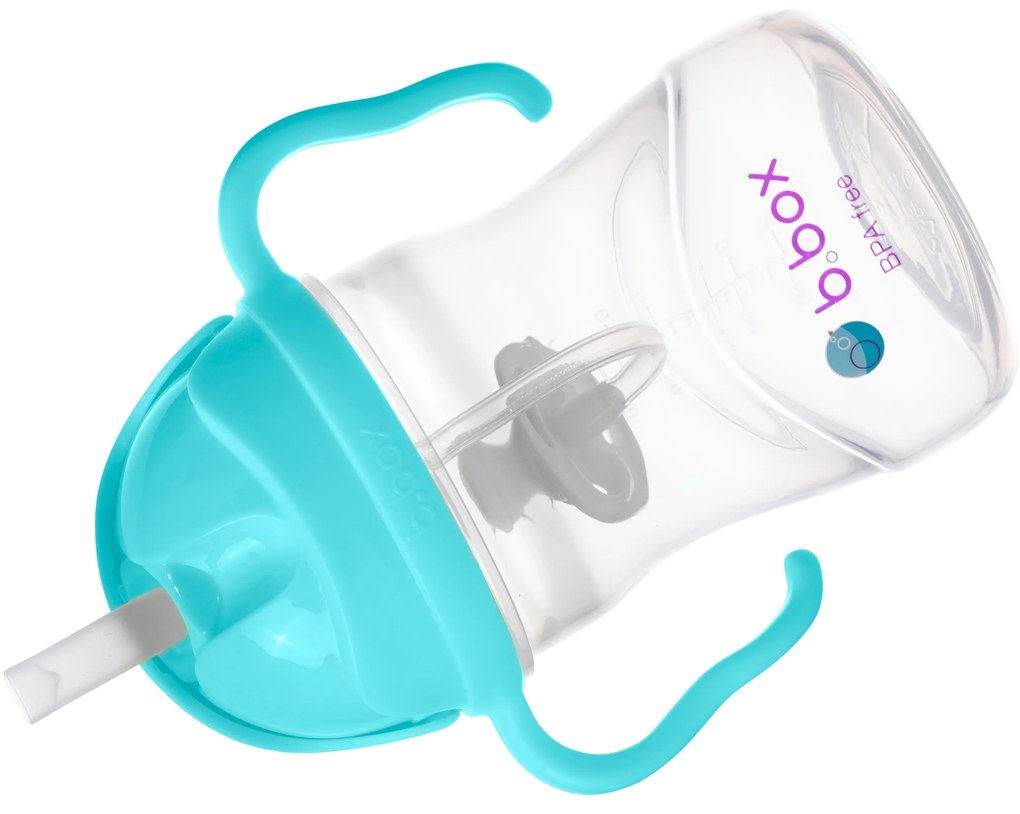 Hrnček so slamkou - aqua 240 ml