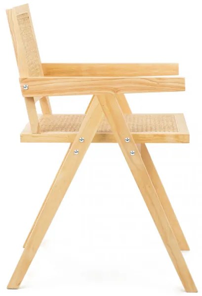 Stolička ROTIN drevená 834085