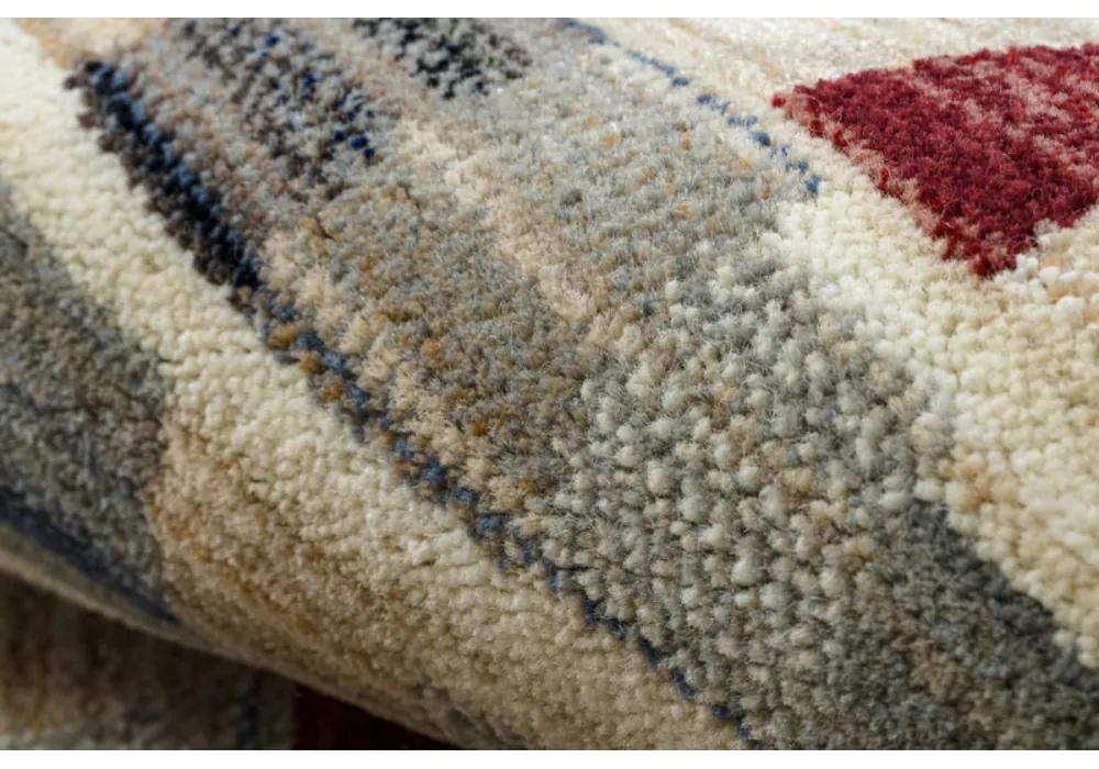 Vlnený kusový koberec Zanab béžový 80x140cm
