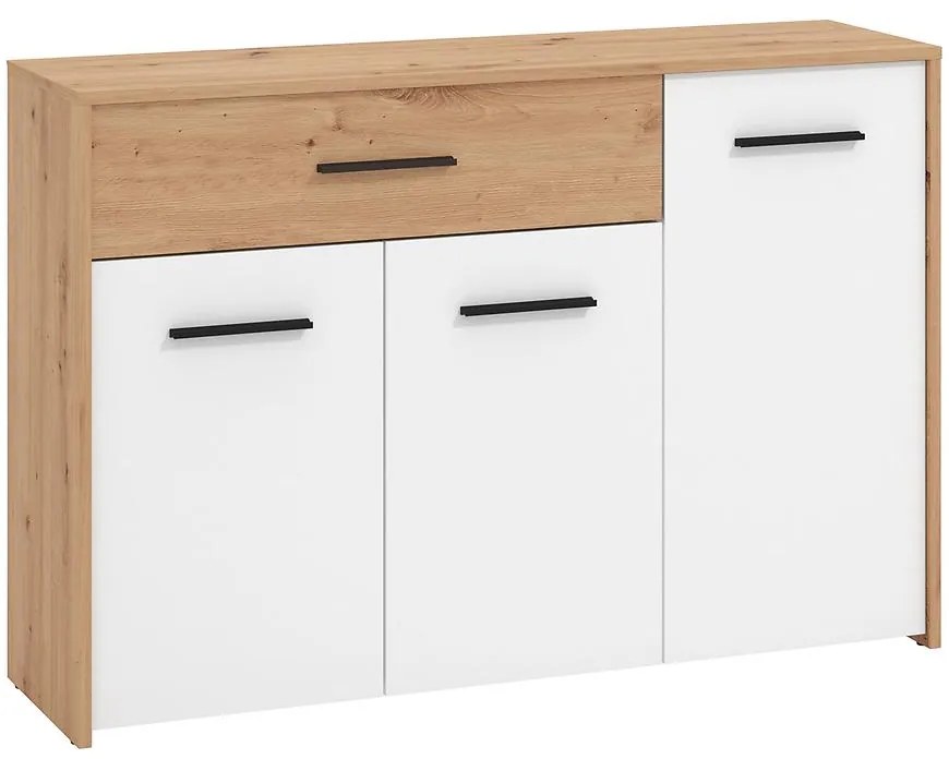Komoda Varadero artisan/biela 3K1F 11011610