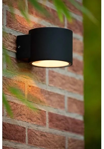 Lucide 28803/01/30 - Vonkajšie nástenné svietidlo OXFORD 1xG9/5W/230V IP54 čierna