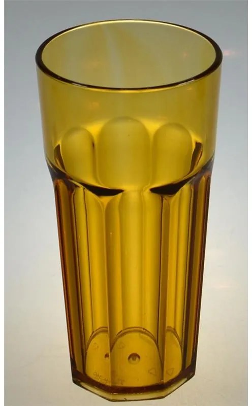METPLAS POLYKARBONÁTOVÝ POHÁR 360 ML JANTÁROVÝ