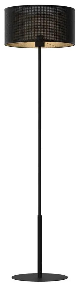 Stojacia lampa LOFT SHADE 1xE27/60W/230V čierna/zlatá
