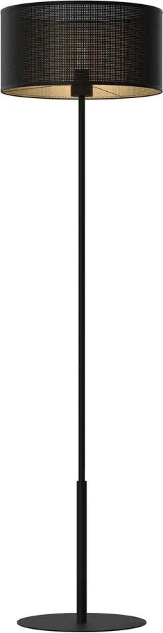 Stojacia lampa LOFT SHADE 1xE27/60W/230V čierna/zlatá