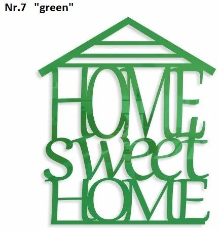 Home sweet home dekoračný nápis na stenu čierna