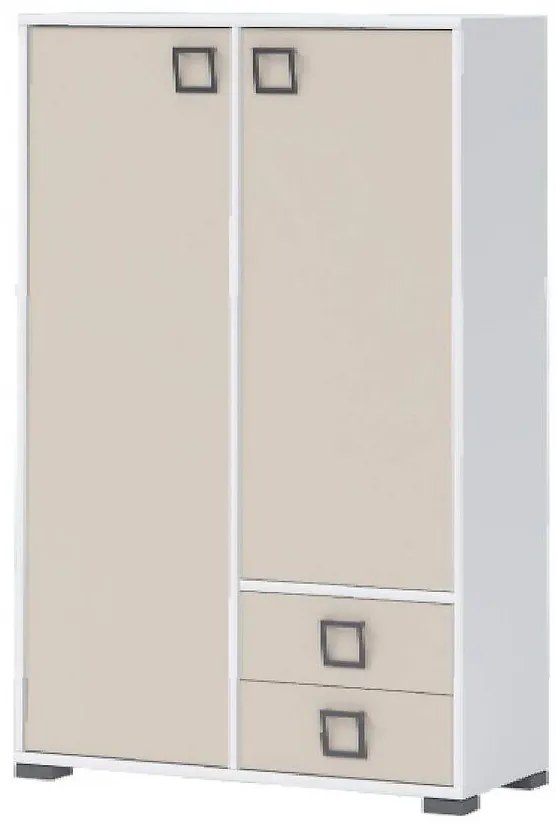 Komoda Kiki K12-BE/KI-15 white/sand