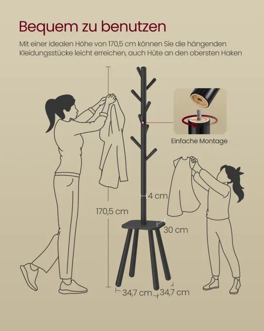 Stojanový vešiak RCR033B01