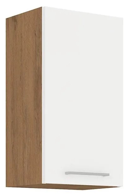 Uzavrená horná kuchynská skrinka Woodline 40 G-72 1F, Farby: dub lancelot + dark wood