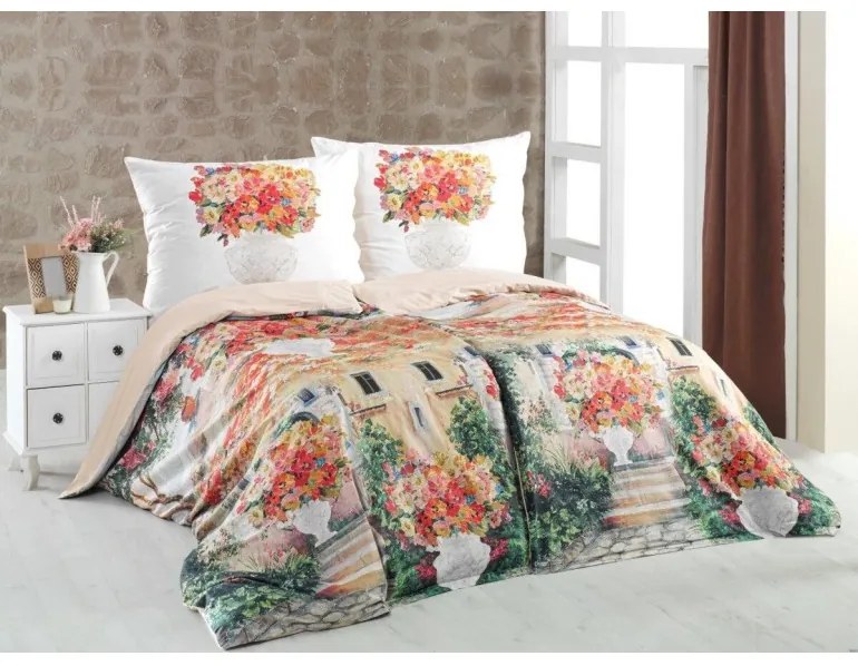 Obliečky bavlnené 3D Provence, Štandardný set jednolôžko obsahuje 1x 140x200 + 1x 70x90