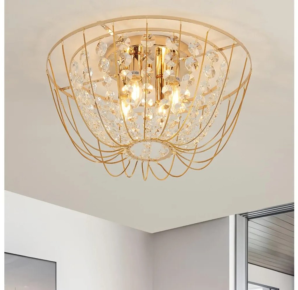 Brilagi - Prisadený luster VASTERAS 4xE14/40W/230V pr. 45 cm