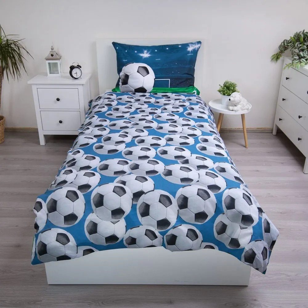 Jerry Fabrics Posteľná bielizeň Futbalový štadión - 140 x 200 cm / 70 x 90 cm