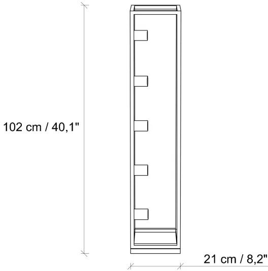 Stojacia lampa KAFES 5xE27/40W/230V zlatá
