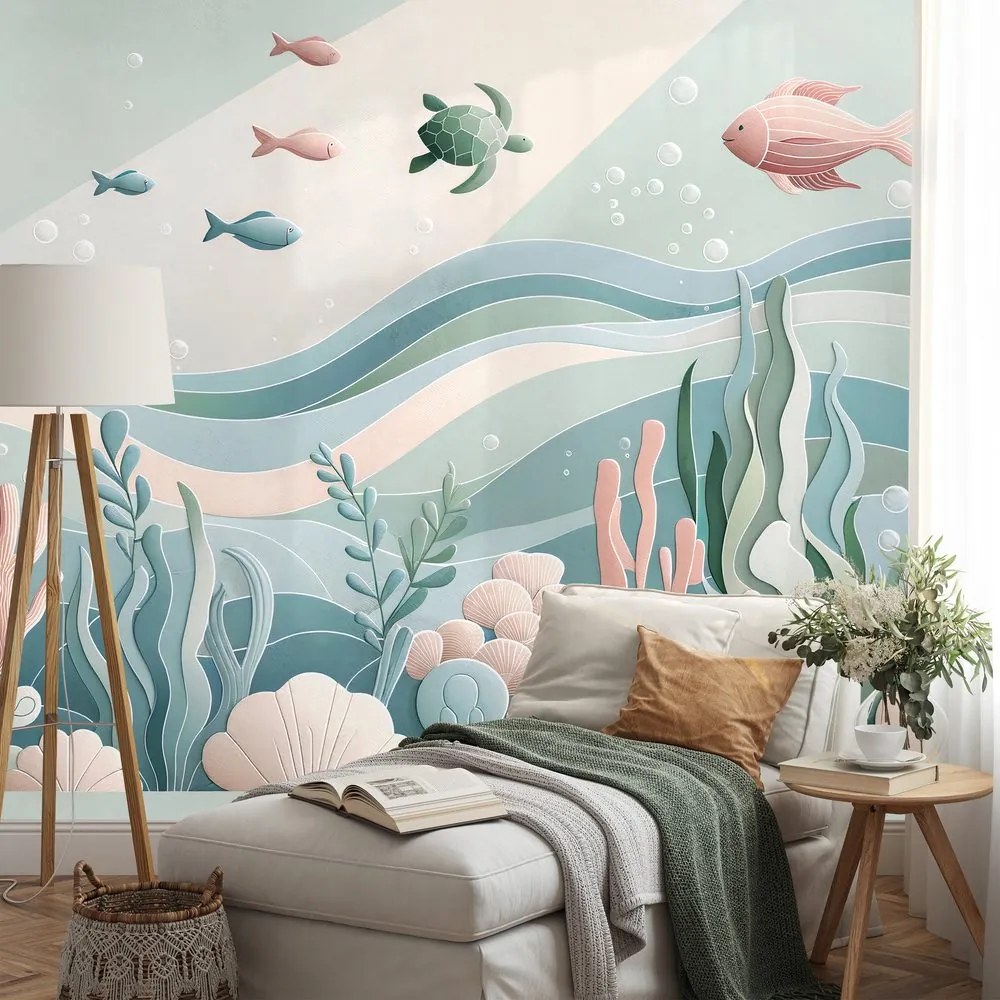 Tapeta podmorský svet s korytnačkami