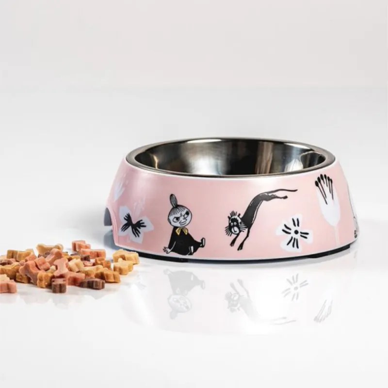 Miska pre psov Moomin Pets S, ružová